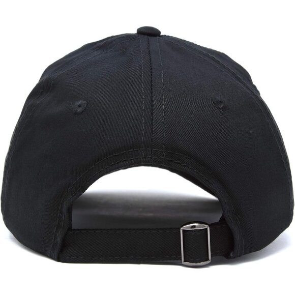 Women's Blessed Embroidered Black Soft Cotton Classic Dad Baseball Hat Cap - Picture 3 of 6